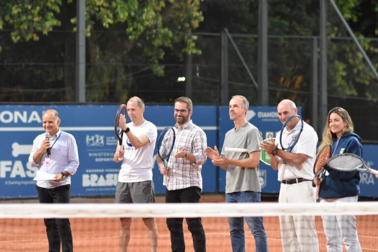 Presidente da FGT participa da cerimônia de abertura do Lajeado Open – ITF M25