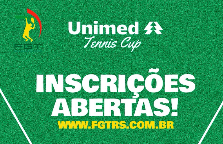 Abertas as inscrições para a Unimed Tennis Cup