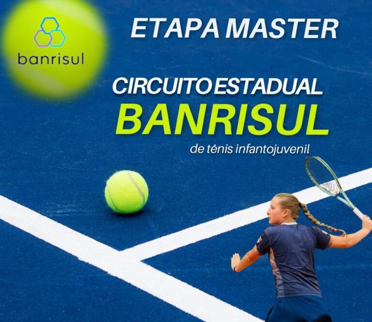 Etapa Master do Circuito Estadual Banrisul de Tênis Infantojuvenil acontece em Vacaria